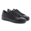 tennis lacet cuir noir jules & jenn