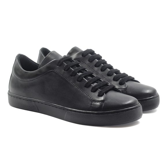 Lacets plats coton noir