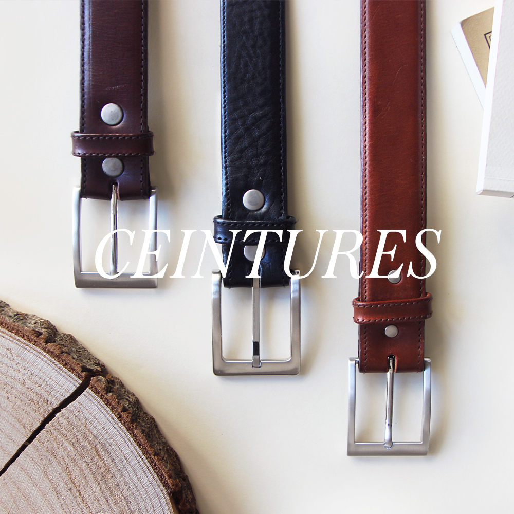 ceintures cuir homme jules & jenn
