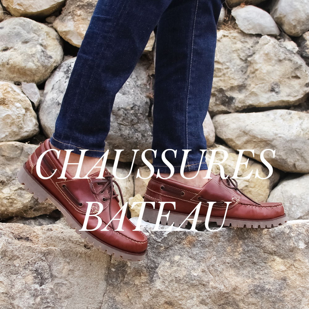 chaussures bateau cuir homme jules & jenn