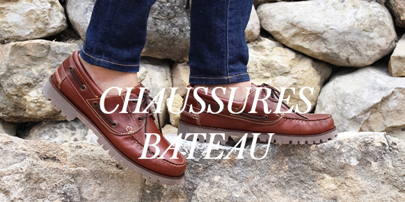 chaussures bateau cuir homme jules & jenn